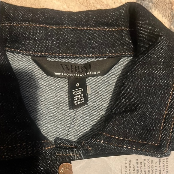 NWT WHBM Denim Jean Button-Up Dress - Picture 3 of 6